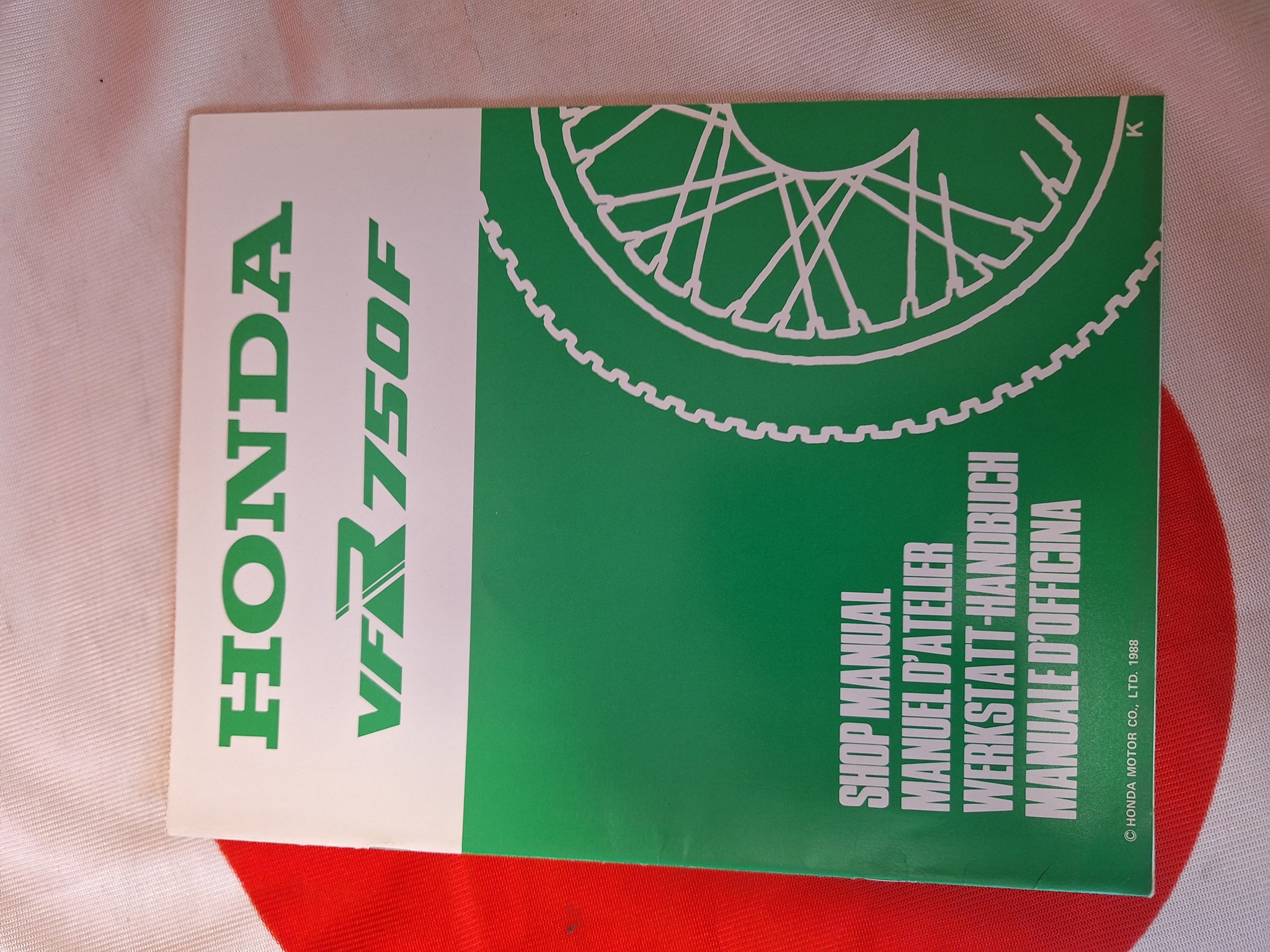 Picture of Werkstatthandbuch Nachtrag Honda  VFR750F